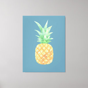 Minimalistische Ananas Leinwanddruck
