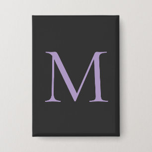 Minimalistische Anfangsbuchstaben Monogram modern Button