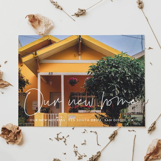 Minimalistische Ankündigung zur Bewegung des Fotos Postkarte (Von Creator hochgeladen)