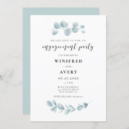 Minimalistische Aquarellgrüne Anhängerin Einladung
