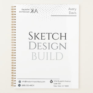 Minimalistische Architektur 2026 Kalender und Proj Planer