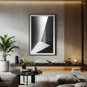 Minimalistische Architektur Licht und Schatten Leinwanddruck