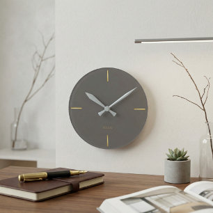 Minimalistische Architektur-Wanduhr - Modern Runde Wanduhr