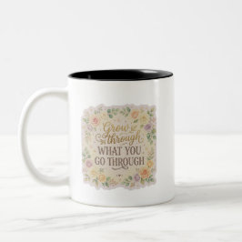 Minimalistische Ästhetik-Zitat-Kaffeetasse Zweifarbige Tasse