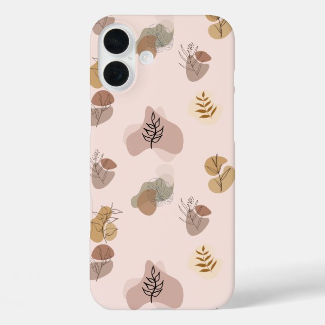 Minimalistische ästhetische Abstrakte Kunst Gemust Case-Mate iPhone Hülle (Rückseite)