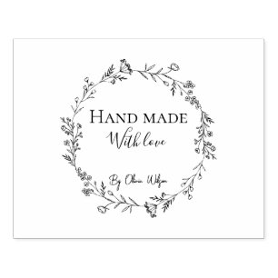 Minimalistische ästhetische Elegant-Logo-Hand Gummistempel