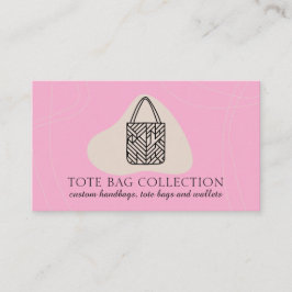 Minimalistische ästhetische feminine Totbeutel Bab Visitenkarte