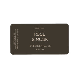 Minimalistische ätherische Öletiketten/Tropferflas Adressaufkleber