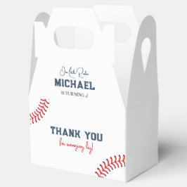 Minimalistische Baseball-Stiches Gable-Geschenkbox Geschenkschachtel