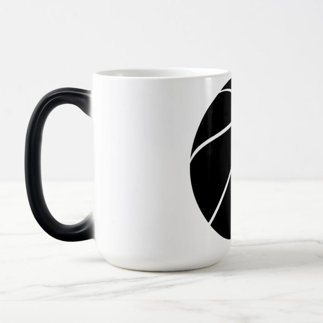 "Minimalistische Basketball-Tasse** Verwandlungstasse (Links)