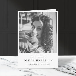 Minimalistische Beerdigung | Ordnungsnummer des Di Programm