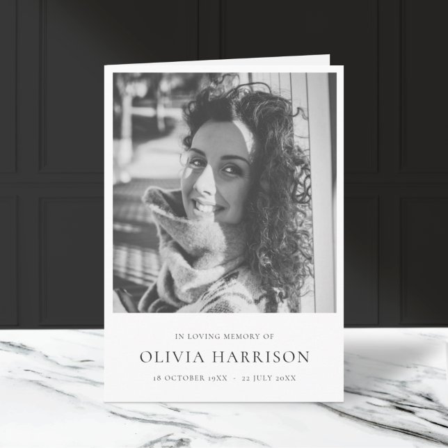 Minimalistische Beerdigung | Ordnungsnummer des Di Programm (Von Creator hochgeladen)