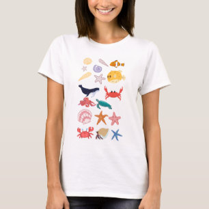 Minimalistische benutzerdefinierte T - Shirt