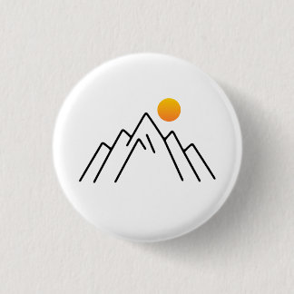 Minimalistische Berge: Ein naturlich Inspiriertes Button