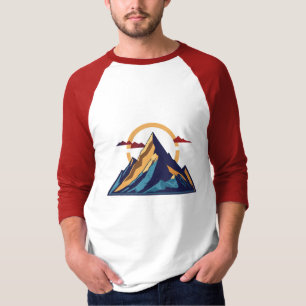 Minimalistische Bergspitze - Symbol für das Erreic T-Shirt