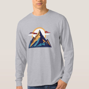 Minimalistische Bergspitze - Symbol für das Erreic T-Shirt