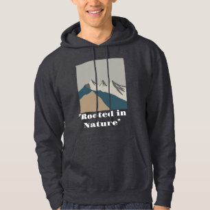 Minimalistische Bergwelt Nature Inspiriert T- Hoodie
