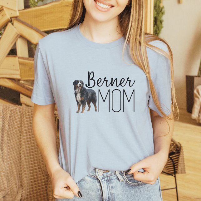 Minimalistische Berner Mama Geschenk Bernese Mount T-Shirt (Von Creator hochgeladen)