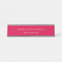 Minimalistische Berufliche Carmine Red Gold-Farbe