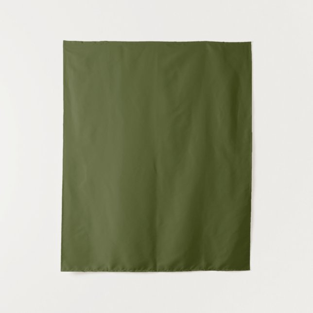Minimalistische Berufliche Farbe der Solid Army Gr Wandteppich (Vorderseite)