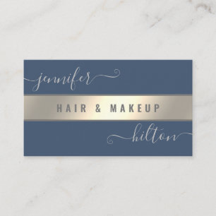 Minimalistische berufliche Goldfolie Visitenkarte