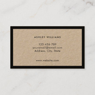 Minimalistische Berufliche Kraft-Business-Karte Visitenkarte