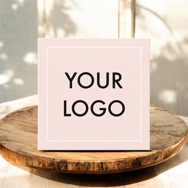 Minimalistische Berufliche Logo-Visitenkarte Quadratische Visitenkarte (Von Creator hochgeladen)