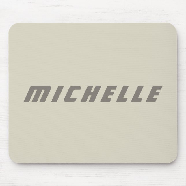 Minimalistische Berufliche moderne Science Fiction Mousepad (Vorne)
