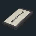Minimalistische Berufliche moderne Science Fiction Tri-fold Geldbeutel<br><div class="desc">Modernes Berufliches,  einfaches Design.</div>