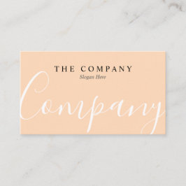 Minimalistische berufliche visitenkarte