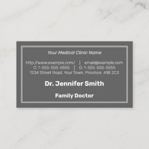 Minimalistische, Berufliche Visitenkarte für das G