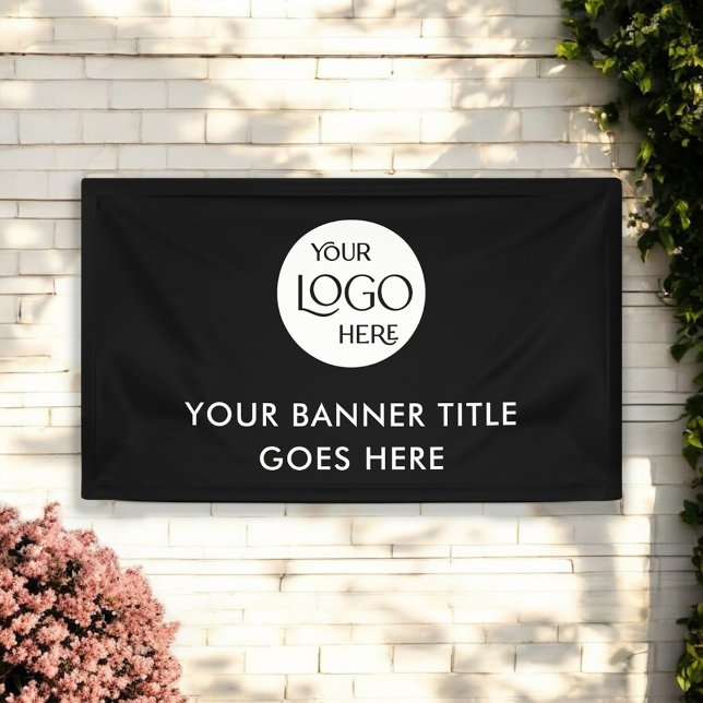 Minimalistische Berufliche Werbung für Firmenlogos Banner (Von Creator hochgeladen)