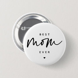 Minimalistische beste Mama je elegante Script Typo Button
