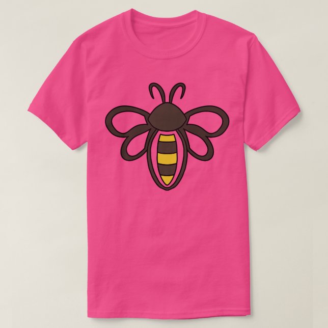 Minimalistische Biene T-Shirt (Design vorne)
