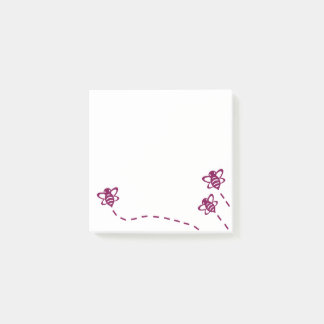 Minimalistische Bienen-Haftnotizen - Täglicher Geb Post-it Klebezettel