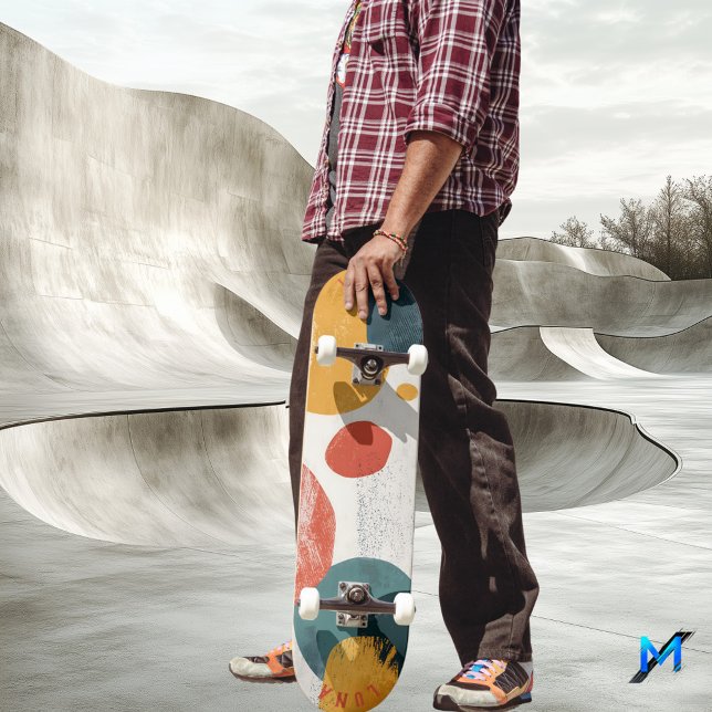Minimalistische Bio Form - erdig modern Skateboard (Von Creator hochgeladen)