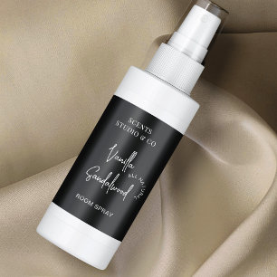 Minimalistische Black Air Freshener Sprühflasche