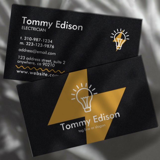 Minimalistische Black Business Cards für moderne E Visitenkarte (Von Creator hochgeladen)