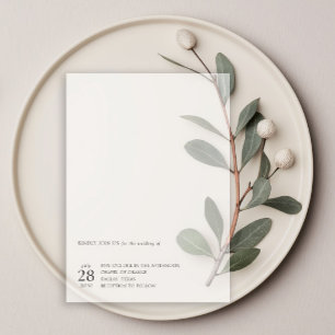 Minimalistische Bläschen-Overlay-Black Wedding