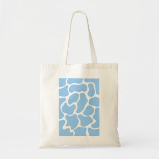 Minimalistische blaue Kuh Tragetasche