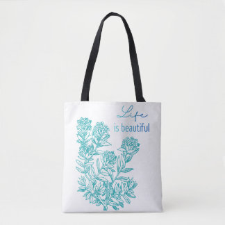 Minimalistische blaugrüne botanische Kunstleinwand