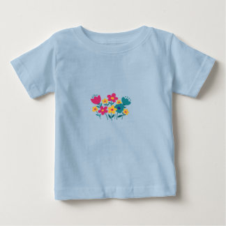 minimalistische Blume Baby T-shirt