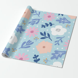 Minimalistische Blume Geschenkpapier