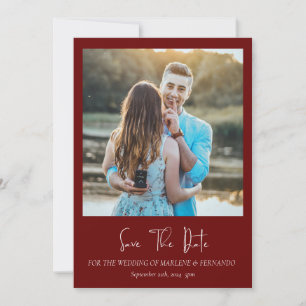 Minimalistische Blume Save the Date