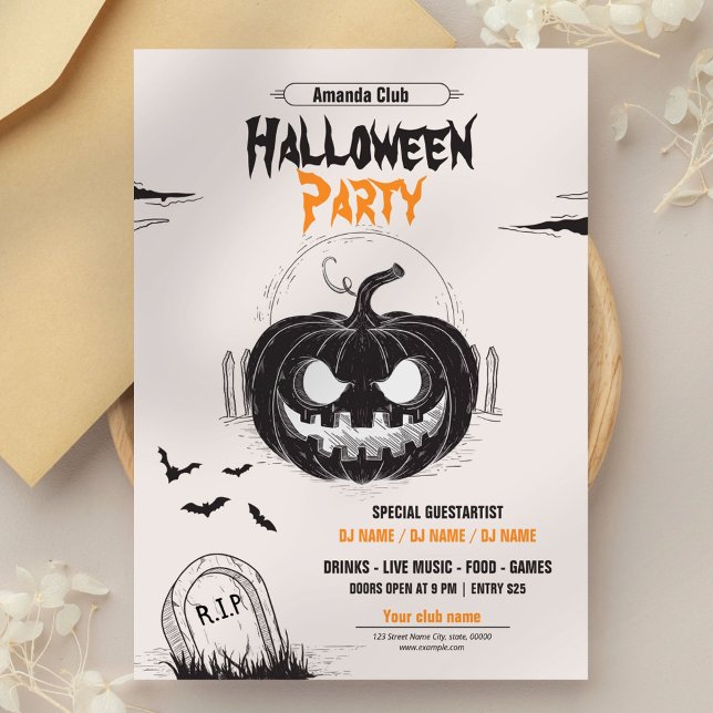 Minimalistische Blumenstrauß Kunst Einladung (Von Creator hochgeladen)