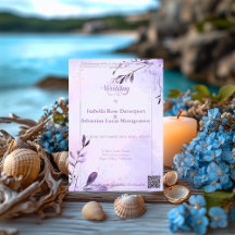 Minimalistische Bohemische Lavendel & Silberhochze