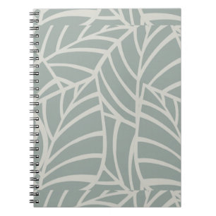 Minimalistische Botanische Adern Notizblock