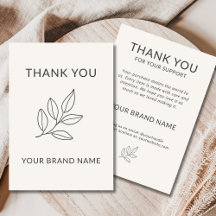 Minimalistische botanische handgefertigte Produkte