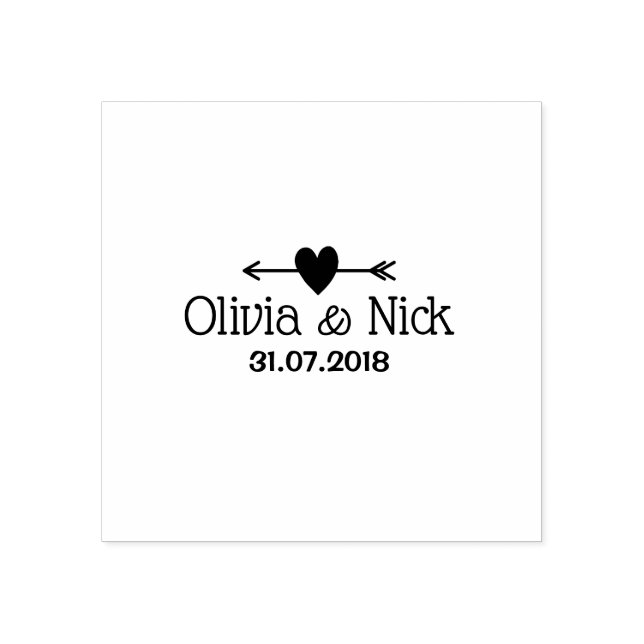 Minimalistische Briefmarke Gummistempel (Prägung)