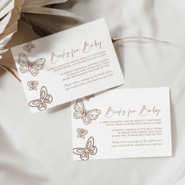 Minimalistische Bücher für die Kinderkarte Mitteilungskarte